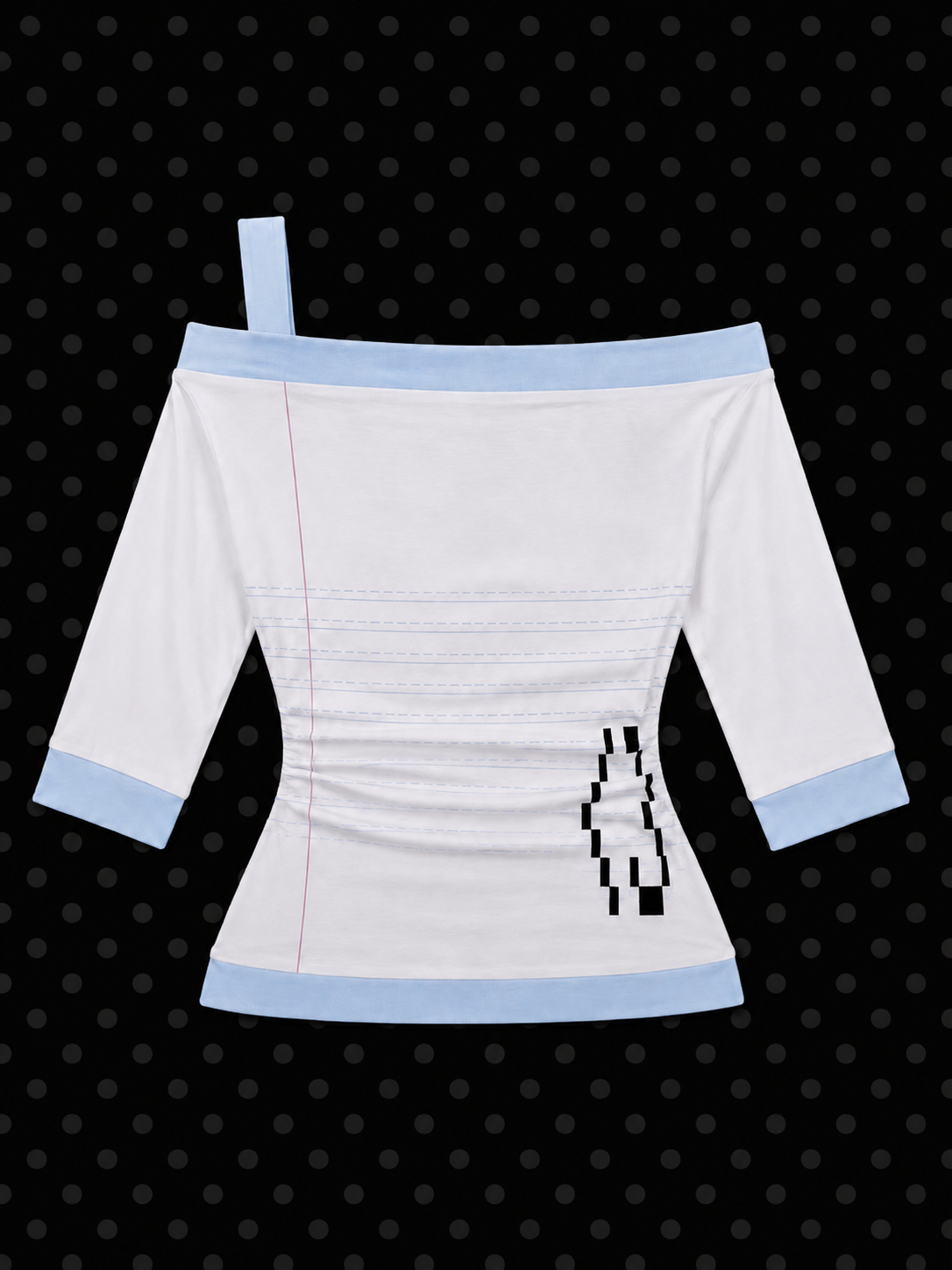Notebook Off-shoulder Top
